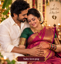 Embracing Baby with Love