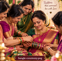 Bangle Ceremony Valakappu Rituals